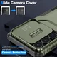 Samsung Galaxy S26 Ultra Hoesje Camera Slider Back Cover Schokbestendig Groen afbeelding 5