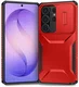Samsung Galaxy S26 Ultra Hoesje Camera Slider Back Cover Schokbestendig Rood afbeelding 2