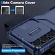 Samsung Galaxy S26 Ultra Hoesje Camera Slider Back Cover Schokbestendig Blauw afbeelding 7