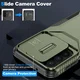 Samsung Galaxy A27 Hoesje Camera Slider Back Cover Schokbestendig Groen afbeelding 5