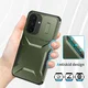 Samsung Galaxy A27 Hoesje Camera Slider Back Cover Schokbestendig Groen afbeelding 6