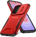 Samsung Galaxy A27 Hoesje Camera Slider Back Cover Schokbestendig Rood
