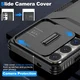 Samsung Galaxy S25 Ultra Hoesje Camera Slider Back Cover Schokbestendig Zwart afbeelding 5