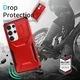 Samsung Galaxy S25 Ultra Hoesje Camera Slider Back Cover Schokbestendig Rood afbeelding 10