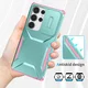 Samsung Galaxy S25 Ultra Hoesje Camera Slider Back Cover Schokbestendig Blauw afbeelding 7