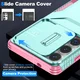 Samsung Galaxy S25 Ultra Hoesje Camera Slider Back Cover Schokbestendig Blauw afbeelding 6