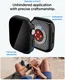 Spigen Thin Fit 360 Apple Watch 11 / 10 42MM Hoesje Waterdicht Zwart afbeelding 2