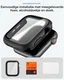Spigen Thin Fit 360 Apple Watch 44MM Hoesje Waterdicht Zwart afbeelding 7