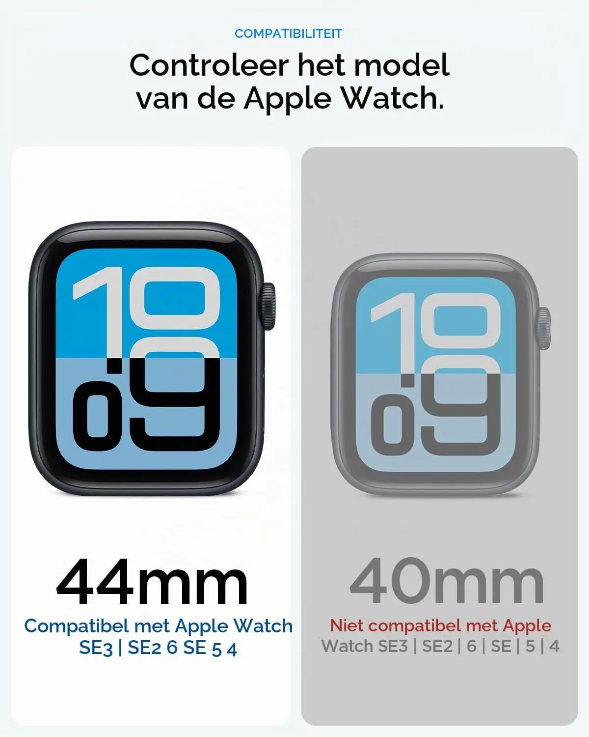Spigen Thin Fit 360 Apple Watch 44MM Hoesje Waterdicht Zwart afbeelding 2