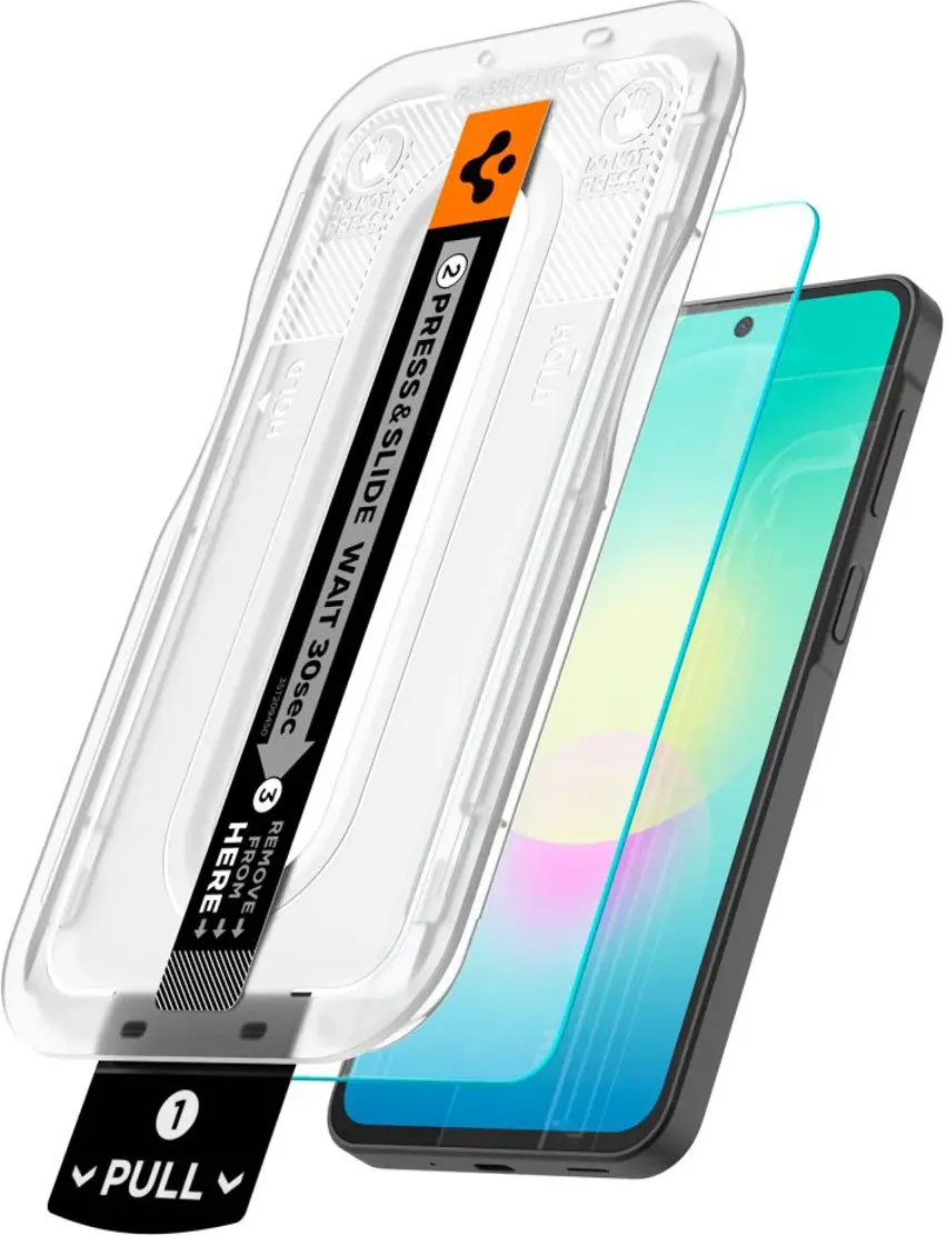 Spigen EZ Fit - Samsung Galaxy A27 Screen Protector - Tempered Glass 2-Pack afbeelding 10