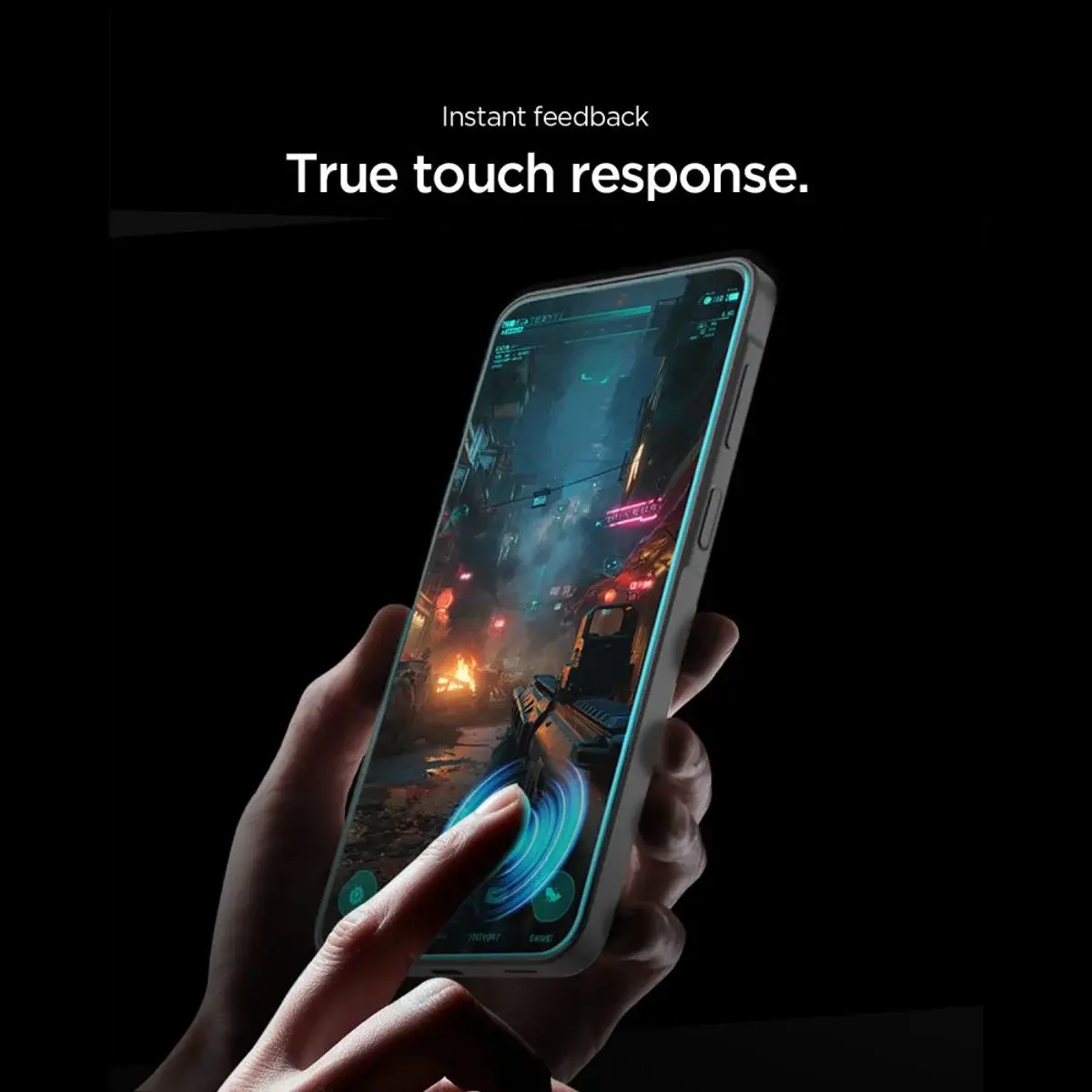 Spigen EZ Fit - Samsung Galaxy A27 Screen Protector - Tempered Glass 2-Pack afbeelding 3