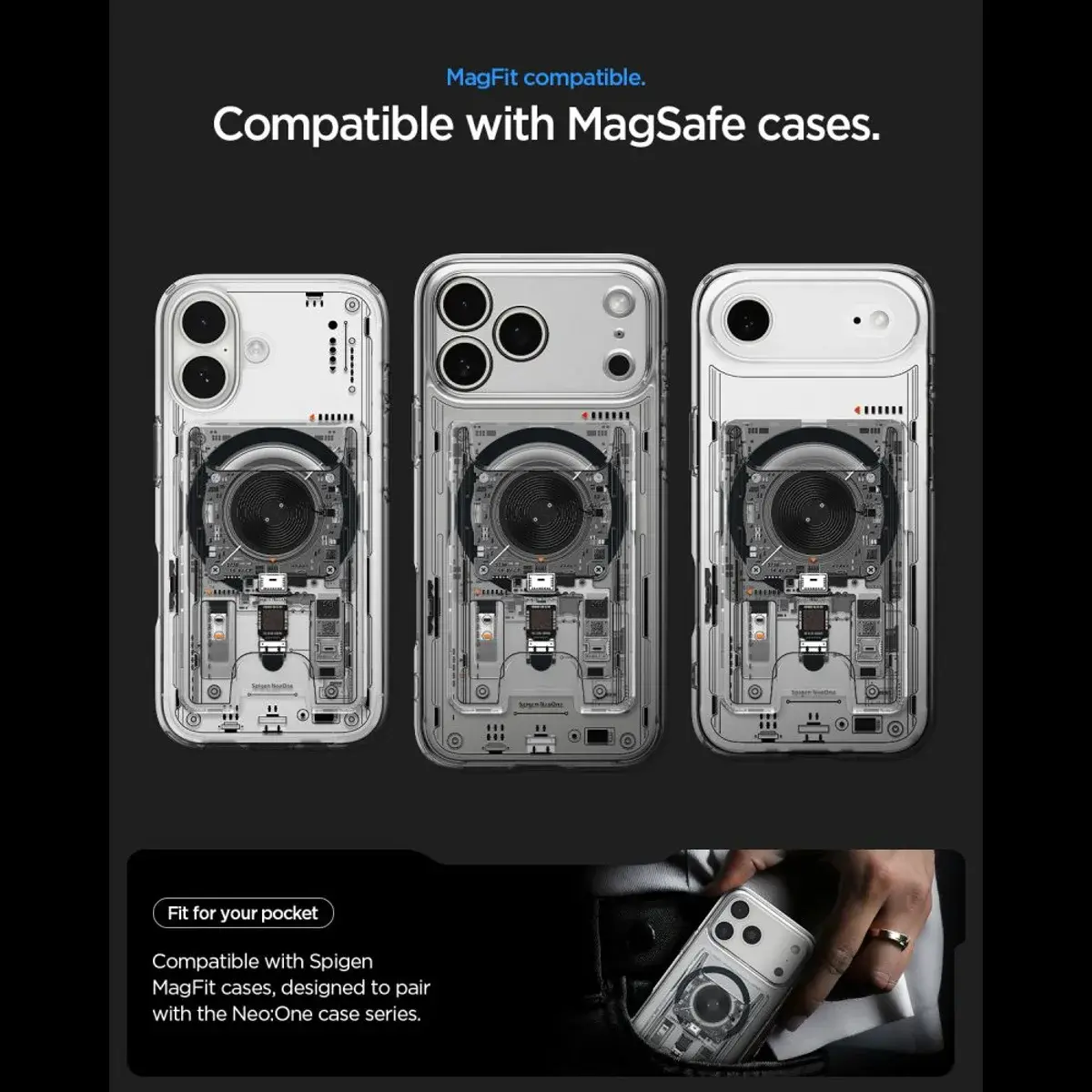 Spigen Ultra Hybrid MagSafe Kaarthouder Neo One afbeelding 8
