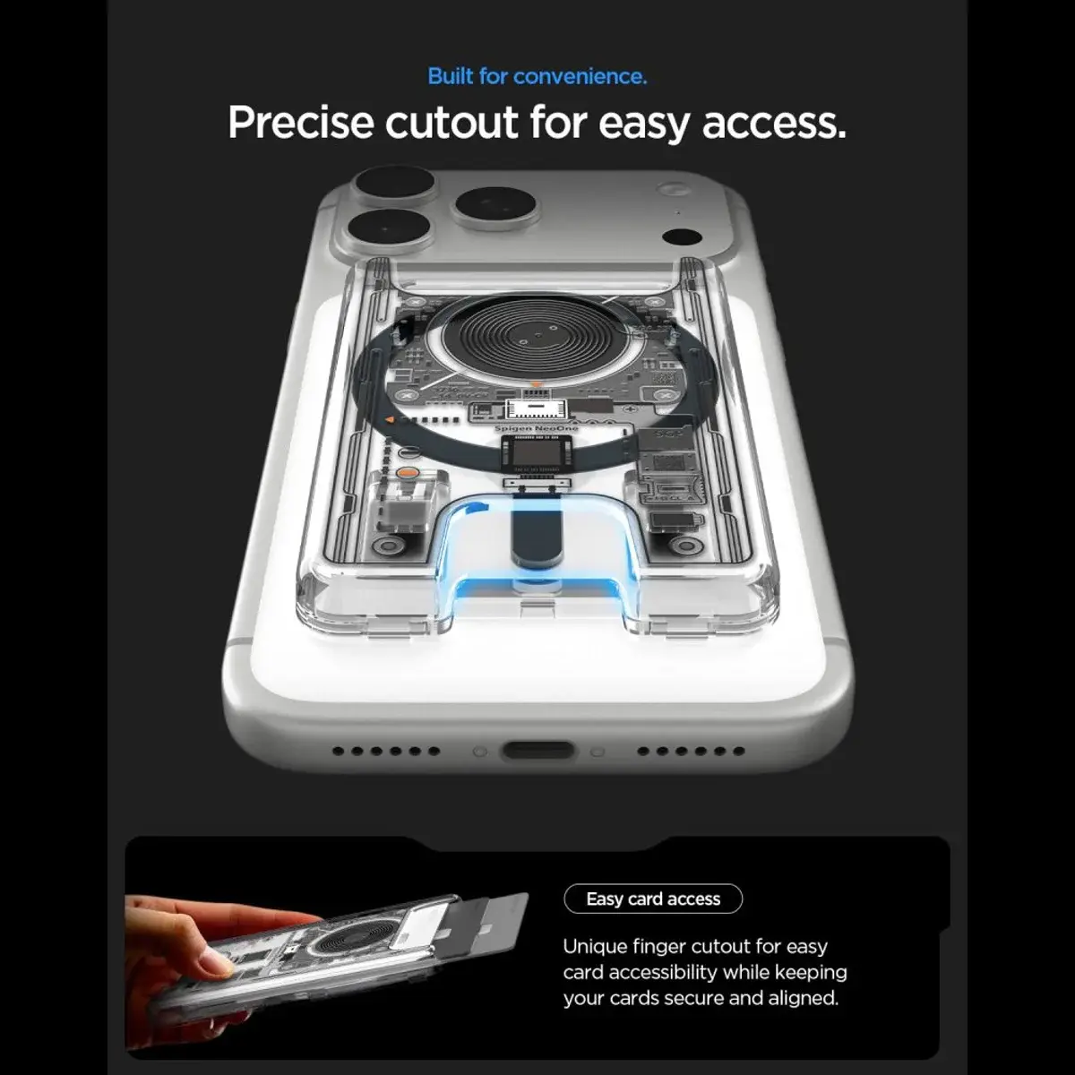 Spigen Ultra Hybrid MagSafe Kaarthouder Neo One afbeelding 5