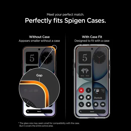 Spigen EZ Fit Optik Pro Nothing Phone (4a) Camera Lens Protector Clear (2-Pack) afbeelding 6
