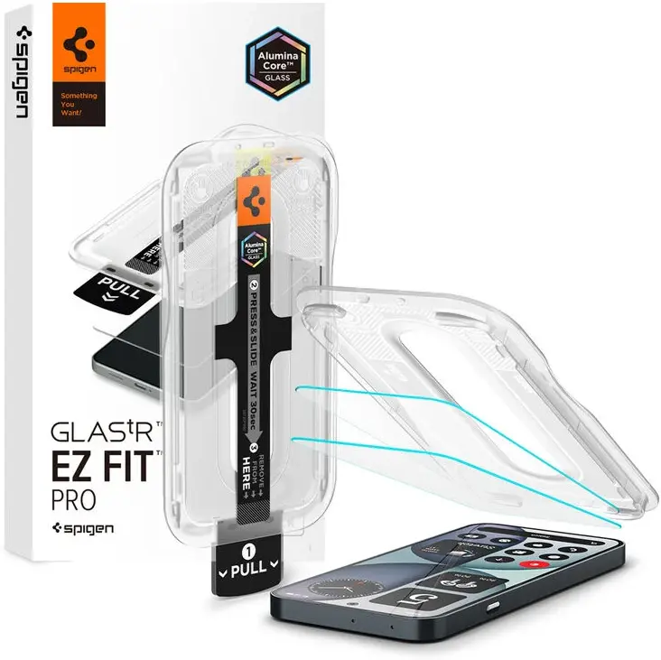 Spigen EZ Fit Optik Pro Nothing Phone (4a) Camera Lens Protector Clear (2-Pack) afbeelding 1