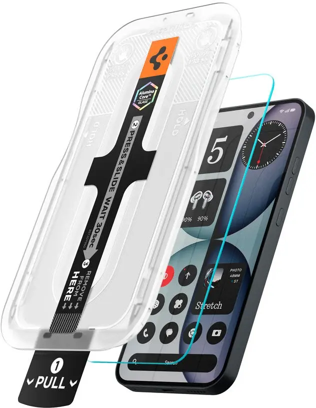 Spigen EZ Fit Optik Pro Nothing Phone (4a) Camera Lens Protector Clear (2-Pack) afbeelding 2