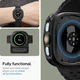 Spigen Liquid Air - Samsung Galaxy Watch Ultra 2 Hoesje - Matte Zwart afbeelding 5