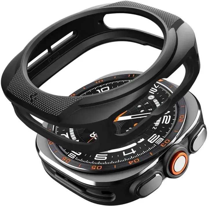 Spigen Liquid Air - Samsung Galaxy Watch Ultra 2 Hoesje - Matte Zwart afbeelding 8