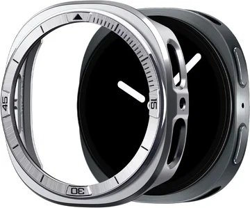 Spigen Bezel Tune Pro - Samsung Galaxy Watch 9 / 8 Randbeschermer - 44MM Zilver
