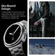 Spigen Bezel Tune Pro - Samsung Galaxy Watch 9 / 8 Randbeschermer - 44MM Zilver afbeelding 4