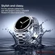 Spigen Bezel Tune Pro - Samsung Galaxy Watch 9 / 8 Randbeschermer - 44MM Zilver afbeelding 5