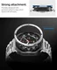 Spigen Bezel Tune Pilot – Samsung Galaxy Watch Ultra 2 Bezel – Zilver afbeelding 5