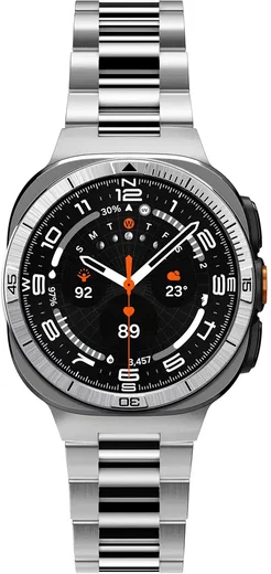 Spigen Bezel Tune Pilot – Samsung Galaxy Watch Ultra 2 Bezel – Zilver afbeelding 7