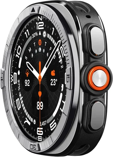 Spigen Bezel Tune Pilot – Samsung Galaxy Watch Ultra 2 Bezel – Zilver afbeelding 11