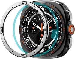 Spigen Bezel Tune Pilot – Samsung Galaxy Watch Ultra 2 Bezel – Zilver afbeelding