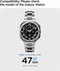 Spigen Bezel Tune Pilot – Samsung Galaxy Watch Ultra 2 Bezel – Zilver afbeelding 6