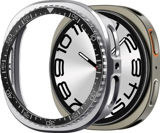 Spigen Bezel Tune Pro - Samsung Galaxy Watch 9 / 8 Randbeschermer - 44MM Grijs afbeelding 1