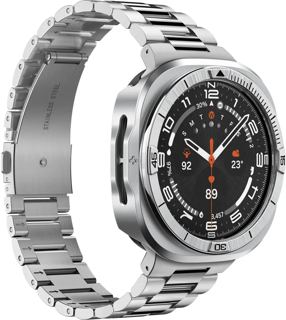 Spigen Bezel Tune Pro - Samsung Galaxy Watch Ultra 2 Hoesje en Bezel - Zilver afbeelding 10