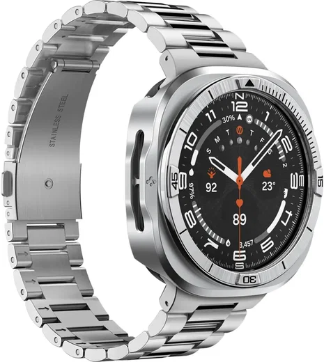Spigen Bezel Tune Pro - Samsung Galaxy Watch Ultra 2 Hoesje en Bezel - Zilver afbeelding 10