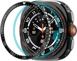 Spigen Bezel Tune - Samsung Galaxy Watch Ultra 2 - Randbeschermer - Zwart afbeelding
