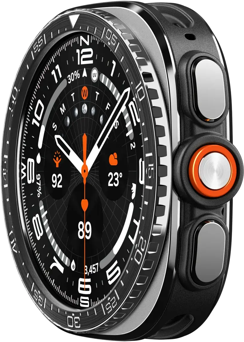 Spigen Bezel Tune - Samsung Galaxy Watch Ultra 2 - Randbeschermer - Zwart afbeelding 14
