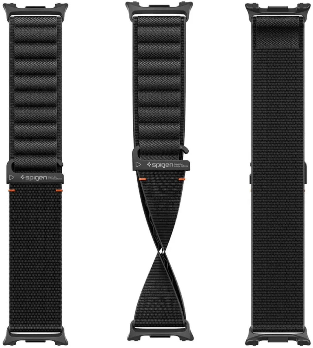 Spigen WBF1 - Samsung Galaxy Watch 9 / 8 Bandje - 46/44/40MM - Zwart afbeelding 9
