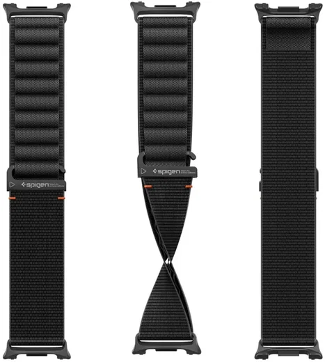 Spigen WBF1 - Samsung Galaxy Watch 9 / 8 Bandje - 46/44/40MM - Zwart afbeelding 9