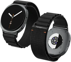 Spigen WBF1 - Samsung Galaxy Watch 9 / 8 Bandje - 46/44/40MM - Zwart afbeelding