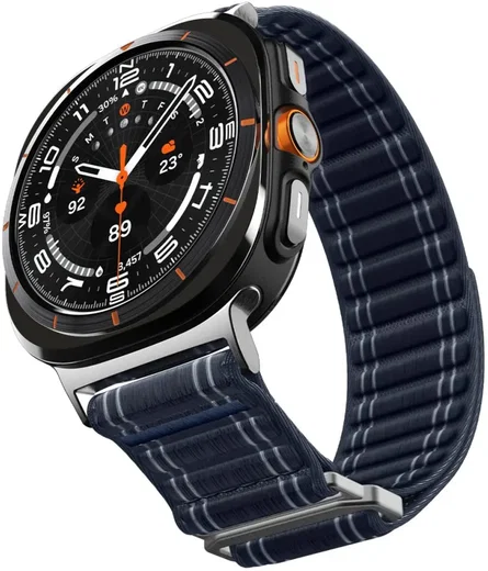 Spigen WBF0 - Samsung Galaxy Watch Ultra 2 / 1 Bandje - Blauw afbeelding 2