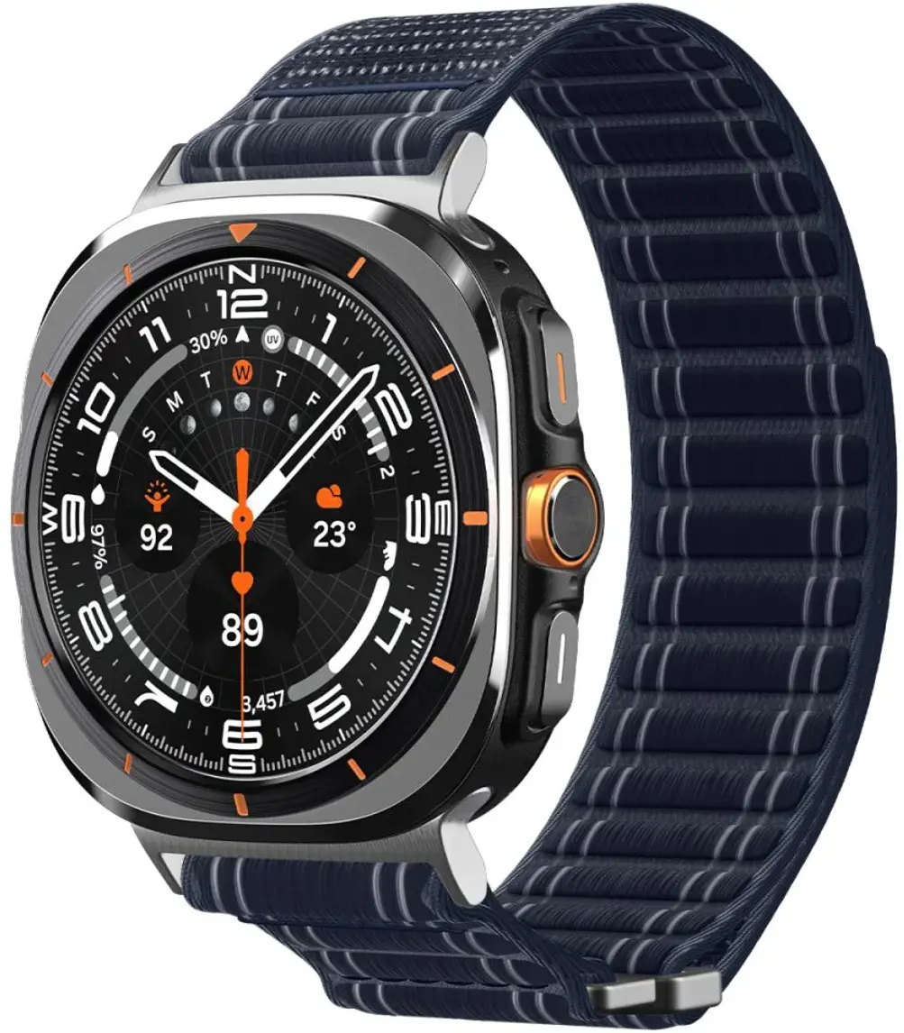 Spigen WBF0 - Samsung Galaxy Watch Ultra 2 / 1 Bandje - Blauw afbeelding 1