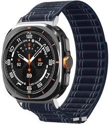 Spigen WBF0 - Samsung Galaxy Watch Ultra 2 / 1 Bandje - Blauw afbeelding