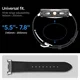 Spigen Enzo - Samsung Galaxy Watch 8 / 8 Classic Bandje - Echt Leer - Zwart afbeelding 7