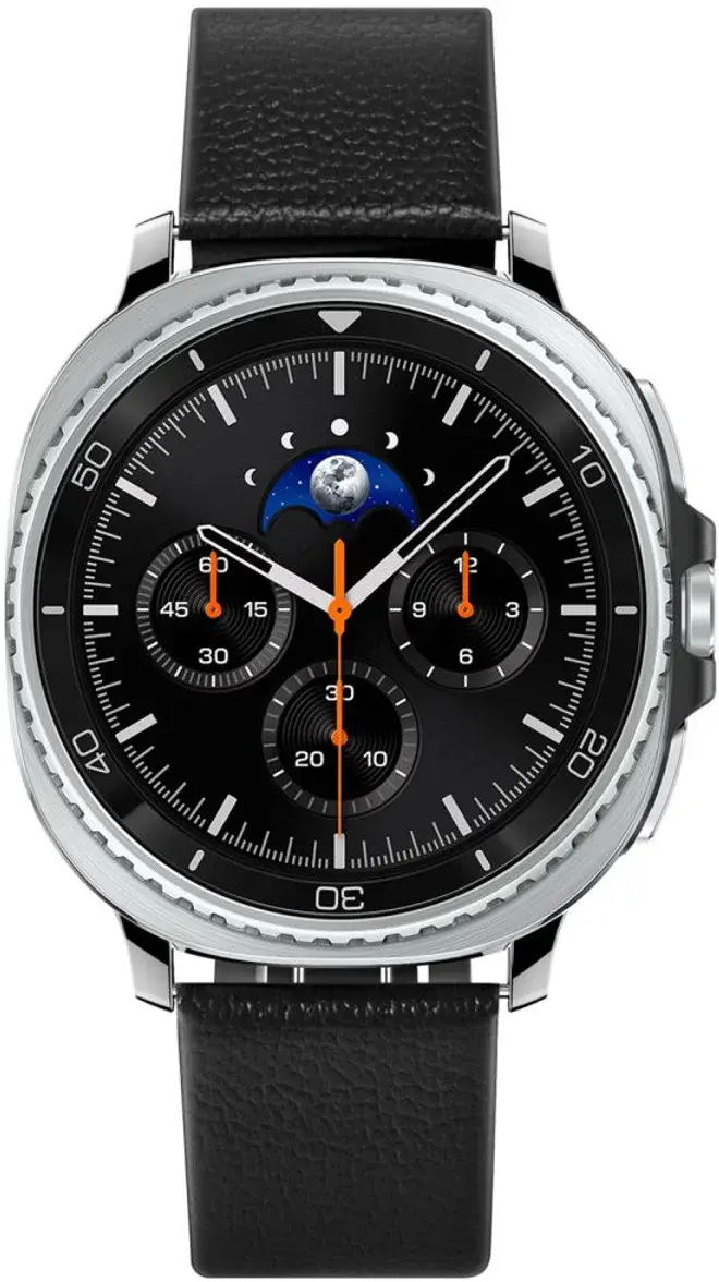 Spigen Enzo - Samsung Galaxy Watch 8 / 8 Classic Bandje - Echt Leer - Zwart afbeelding 2