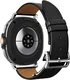 Spigen Enzo - Samsung Galaxy Watch 8 / 8 Classic Bandje - Echt Leer - Zwart afbeelding 9