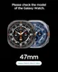Spigen WBF1 - Samsung Galaxy Watch Ultra 2 / 1 Bandje - Zwart afbeelding 2