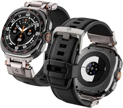Spigen Dura Pro Armor Samsung Galaxy Watch Ultra 2 / 1 Bandje - Zwart afbeelding