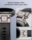 Spigen Dura Pro Armor Samsung Galaxy Watch Ultra 2 / 1 Bandje - Zwart afbeelding 7