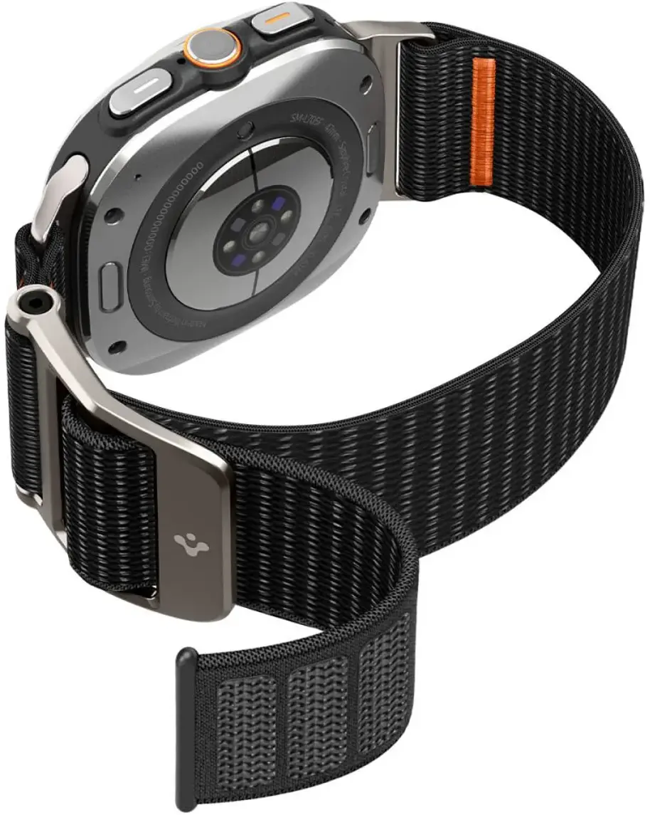Spigen DuraPro Flex - Samsung Galaxy Watch Ultra 2 / 1 Bandje - Zwart afbeelding 12