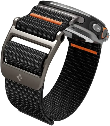 Spigen DuraPro Flex - Samsung Galaxy Watch Ultra 2 / 1 Bandje - Zwart afbeelding 11