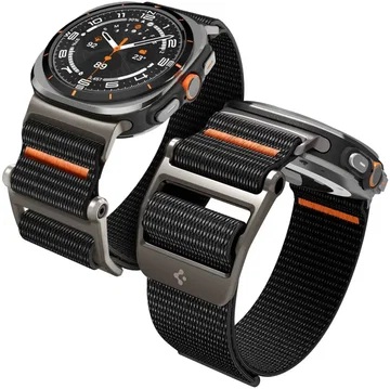Spigen DuraPro Flex - Samsung Galaxy Watch Ultra 2 / 1 Bandje - Zwart